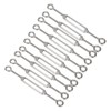 10pcs Eye and Eye Turnbuckle Wire Tensioner Strainer Stainless Steel