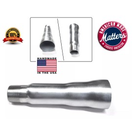ARSPORT 3 Stage Exhaust tip 3/4 male for costomized exhaust with 3/4 female thread.