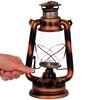 NKlaus Storm Lantern Petroleum Lamp Iron Bronze 31 x 14