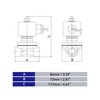 HFS(R) Electric Solenoid Valve Copper Normally Closed for Water Air