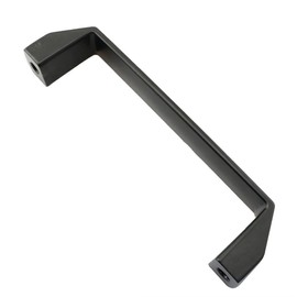 PZRT Black Aluminium Alloy Handle Rectangular Industrial Pull Handle for 30/40 Series European Standard Aluminum Extrusion Profile Accessories 180mm