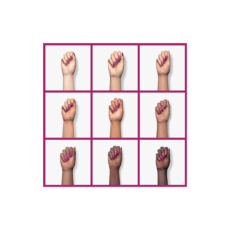 essie Salon-Quality Nail Polish, 8-Free Vegan, Vibrant Plum, Flowerista, 0.46