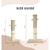 Made4Pets Cat Scratching Post 23.6", Tall Scratching Posts for Indoor