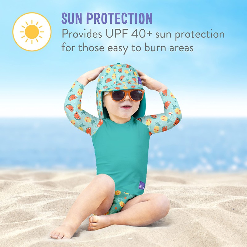 Bambino Mio, Reversible Swim Sun Hat, Baby and Toddler, Cap