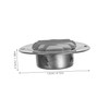 Sosoport 2pcs Stainless Steel Exhaust Vent Cap Outdoor Wall Mounted