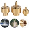 1/4" / 1/2" / 3/4" Fountain Nozzle Sprinkler Head, Brass