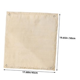 Totority Outdoor Fireproof Blanket Heat Resistant Camping Fire Mat for Grill Fireplace Protection for Use Durable Fiberglass