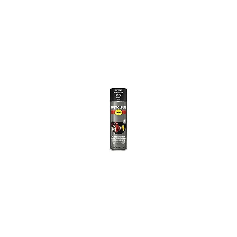 RUST-OLEUM 2179 Hard Hat Decklack Farbspray, tiefschwarz-ral 9005