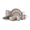 Pfaltzgraff Sadie 16-Piece Cream Dinnerware Set, Service for 4, Durable