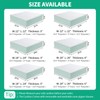 HOMBYS Couch Cushion Replacement Wrapped with Polyester Batting, High Density