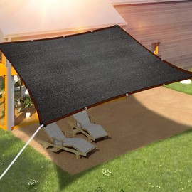 WLBXDRZK Shading Net, Shade Net with Eyelets, 70%-90% Shading Rate UV-Resistant for Plant Protection, Greenhouse, Barn or Kennel, 2 x 3 m, Black