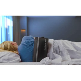 SlumberBump | Positive Sleep Therapy Belt | Designed Long Lasting Snoring and Sleep Disorders, Breathing and Rescue | Train Yourself to Stop Snoring | Features Improved Bladder | Medium Black/Grey