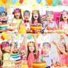 Rainbow Birthday Party Hats Rainbow Crown Headbands for Kids Birthday,