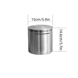 Changyeah Adult Savings Bank, Safe Savings Bank, Stainless Steel, Adult, Large, Adult. The Habit of Saving, Safe Money Savings Bank, Money Boxes