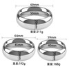 5 Sizes Metal Stainless Steel Thickened Weighted Exercise Rings for