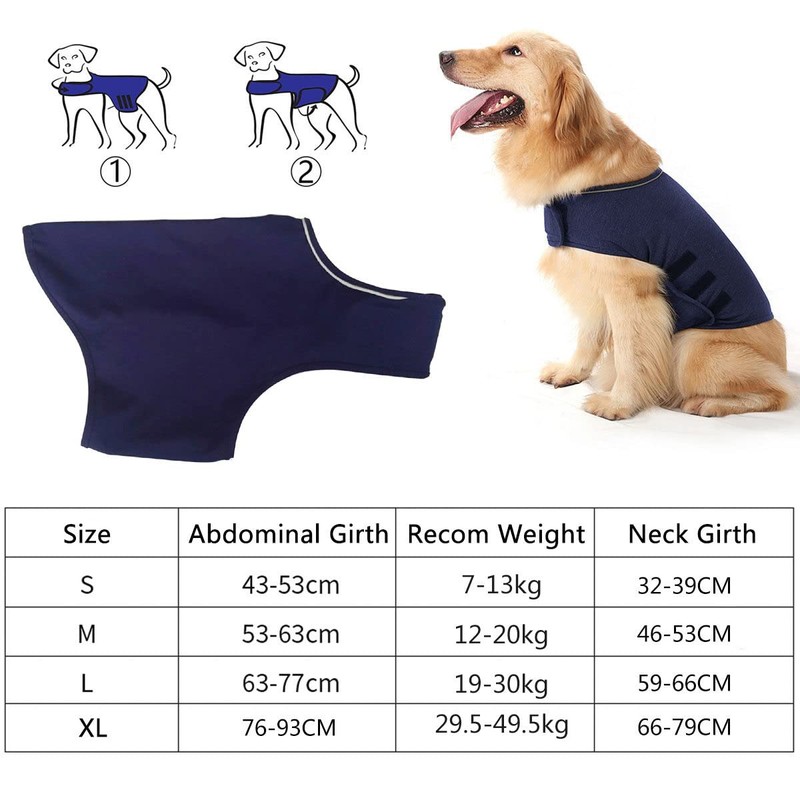 Dog Anxiety Jacket Calming Solution Vest Jacket Thunder Dog Wrap