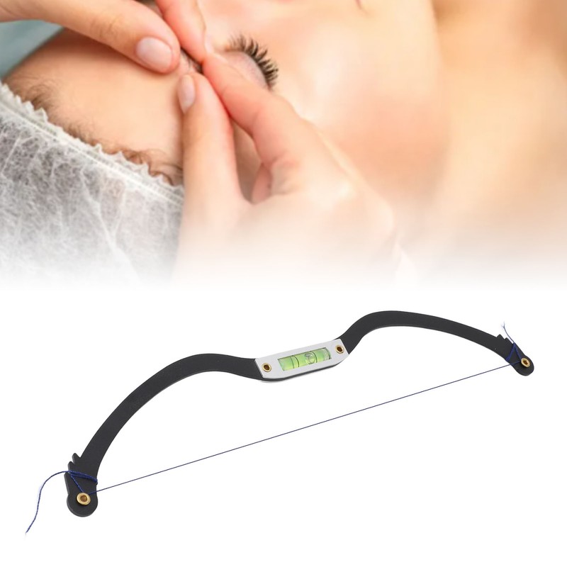 Horizontal Bead Mapping Ruler Professional Eyebrow Measure Ruler with String