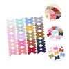 Baluue 40pcs Hair Bow Clips for Girls Stylish Grosgrain Ribbon