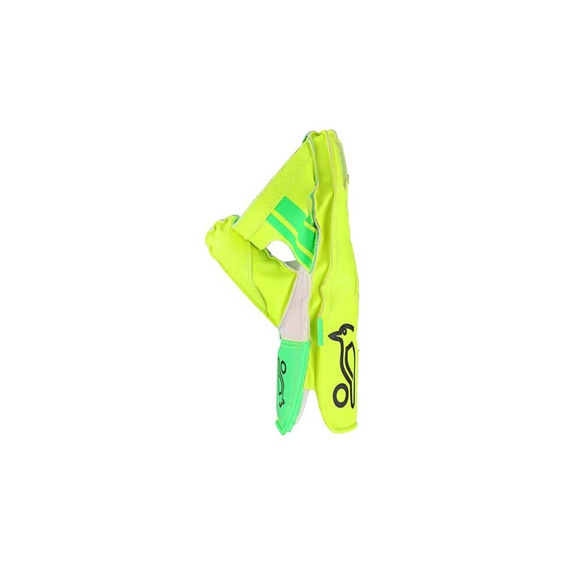 Kookaburra LC 2.0 Wicket Keeping Gloves, Size Adult, Green/Yellow