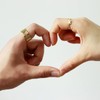 2 PCS Butterfly Rings for Couples Matching Friendship Butterfly Ring