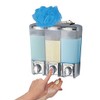 Better Living Clear Choice Shower Dispenser 3 Chamber, Wall Mount