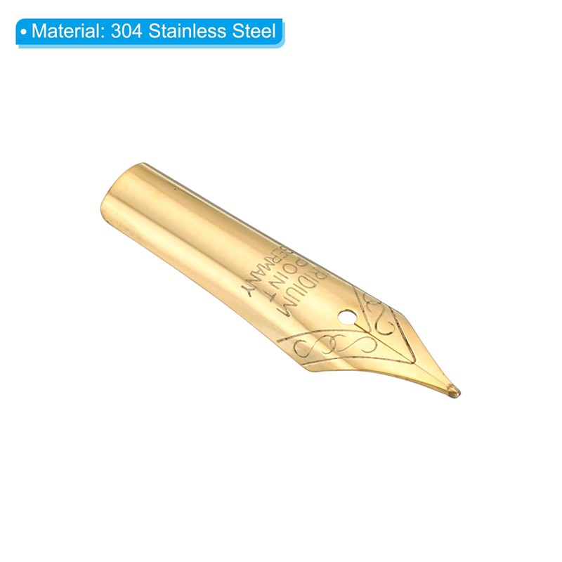 PATIKIL 0.5-0.7mm Line Width Fountain Pen Nib Replacement, 10 Pack