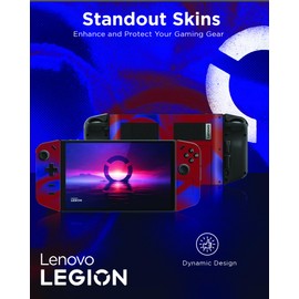 Lenovo Legion Go Skin, Adds Protection and Design to Legion Go, Ultra-Thin 0.18mm TPU, Tool Kit Included for Installation, Legion Hero Pattern