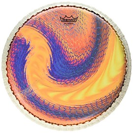 Remo Conga Drumhead, Tucked, 12.5", SKYNDEEP,"Serpentine Day" Graphic