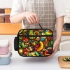Mexican Fruit Lunch Bag Insulated Reusable Lunch Box Tote Bag
