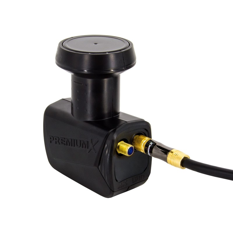 PremiumX Twin LNB Black SAT Direct Connection 2 Subscribers Satellite