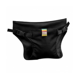 Bookridge Chair Belt, Chair Belt, Waist Belt, Portable, Dietary Aid, Infants, Babies, Fall Prevention, Sitting Aid, Lightweight, Washable, Compact, Going Out, Home, Safe, (Black)