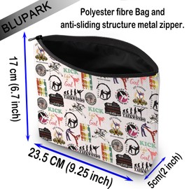 Taekwondo Lover Gift Just a Woman Who Loves Taekwondo Makeup Bag Taekwondo Training Gift Gift for Her (Taekwondo)