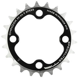 Spécialités TA Chinook 4 Arm 64pcd Inner 8/9 Speed Chainring, Black, 28T