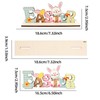 Generic Wooden Easter Bunny Tabletop Sign, Funny Indoor Home Decor