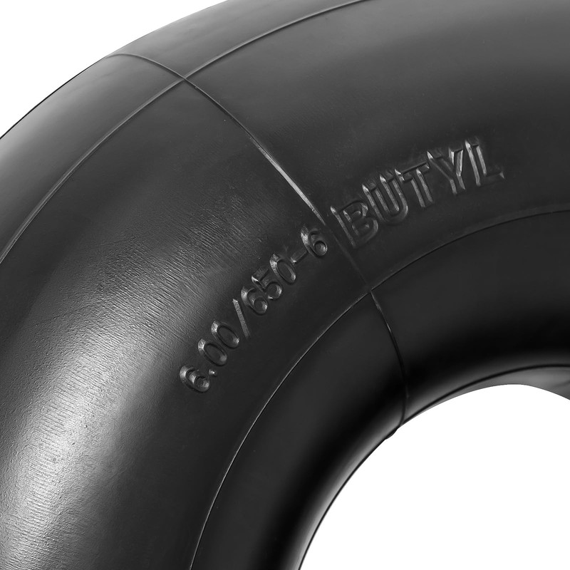 Heavy Duty 15x6.00-6 Butyl Inner Tubes with TR-87 Bent Valve