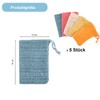 qingmeng Soap Bags, Pack of 5 Soap Bags, Natural, Sisal