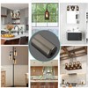 Voguad Smoke Gray Glass Lamp Shade 2 Pack, Industrial Glossier
