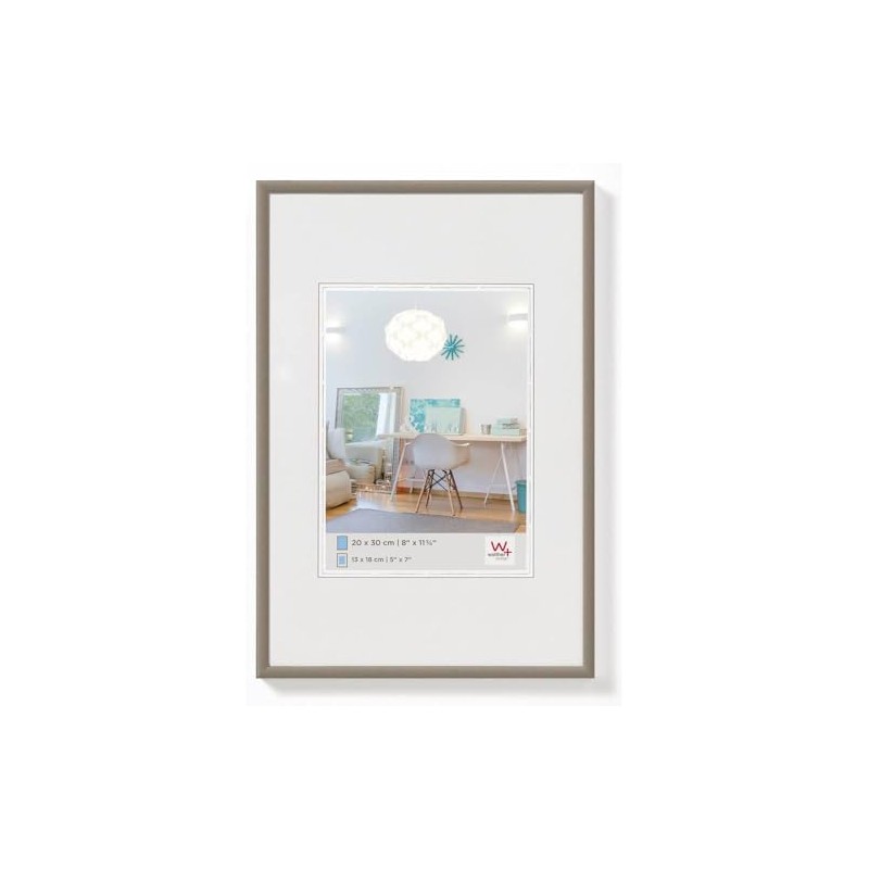 walther Design Picture Frame Steel 18 x 24 cm New
