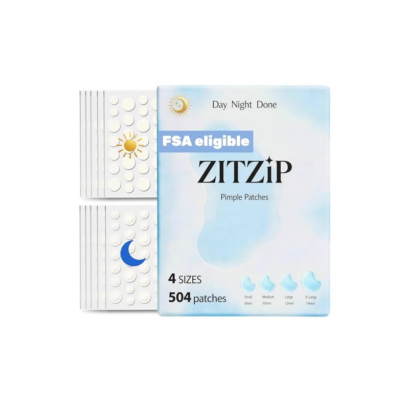Ultra-Thin Hydrocolloid Pimple Patches - 504 Count