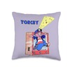 Torchy Retro Kids TV Throw Pillow