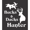 Barking Sand Designs Bucks Ducks Hunter - Die Cut Vinyl