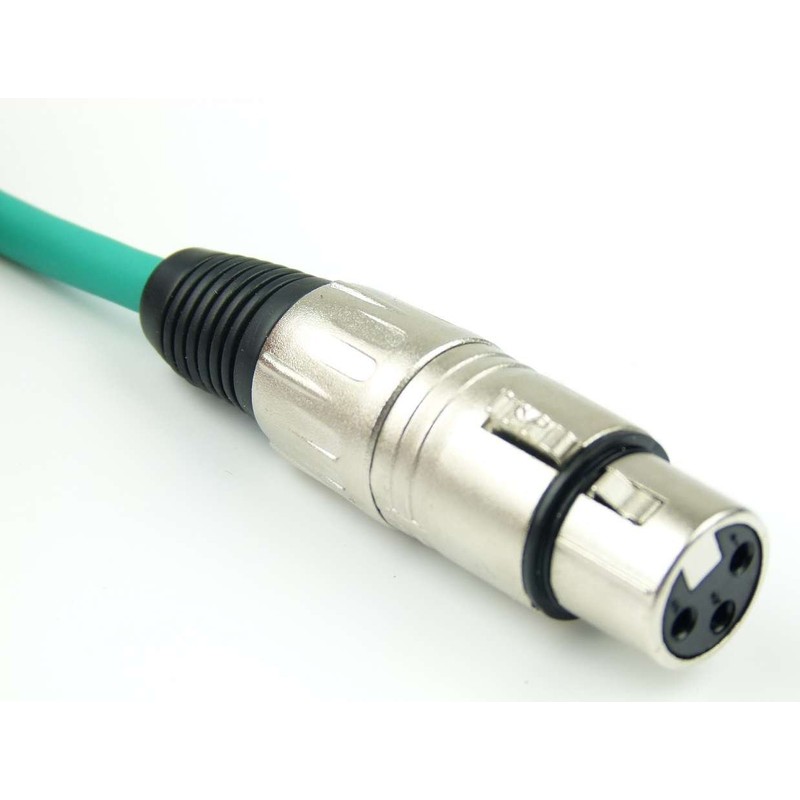 Adam Hall Cables K3MMF0050GRN Microphone Cable XLR Female to XLR