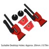 2Pcs Bench Dog Clamps Woodworking Workbench Dog Hole Edge Adjustable