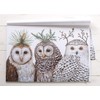 Kitchen Papers Winter Owls Paper Placemat Set