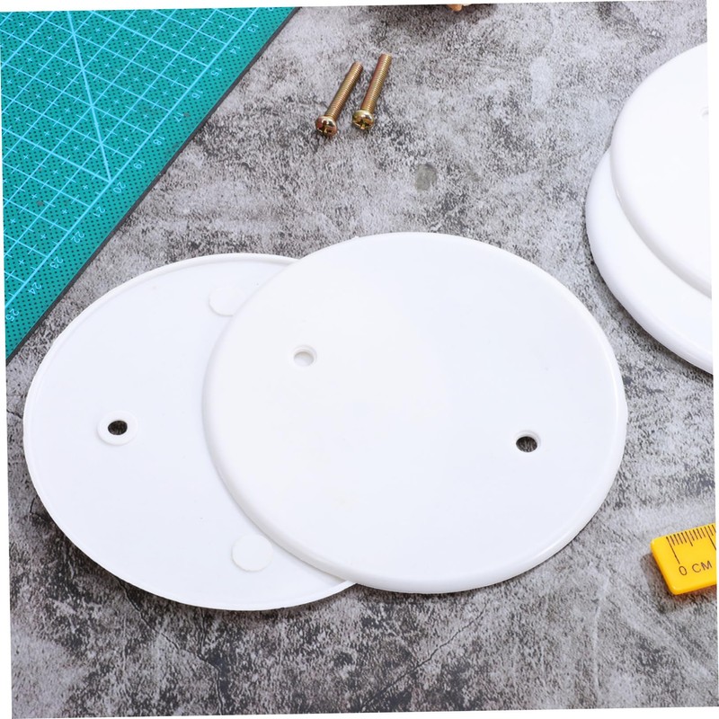 jojofuny Electrical Cover Plate Round Ceiling Hole Cover Plastic Flat