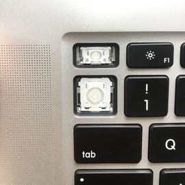 Bfenown Replacement Individual AP11 Type E Keycaps Keys and Hinge for MacBook Pro A1425 A1502 A1398 for MacBook Air Model A1369 A1466 A1370 A1465 Keyboard to Replace Type E Keycap Key and Hinge