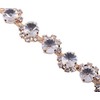 KAOYOO - Cadena de diamantes de imitación de cristal para