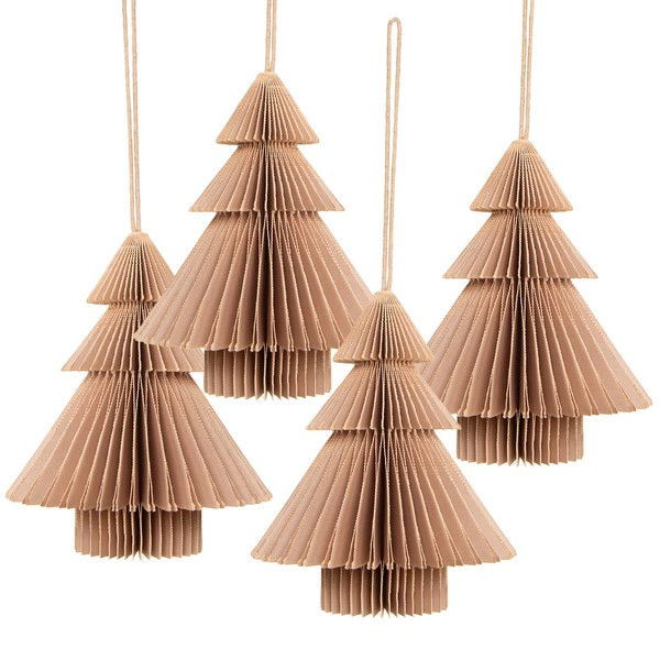 Logbuch-Verlag 4 Christmas Tree Pendants Christmas Tree Decorations Christmas Tree