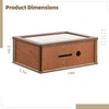 Cash Vault Wooden Money Box Piggy Bank for Adults with