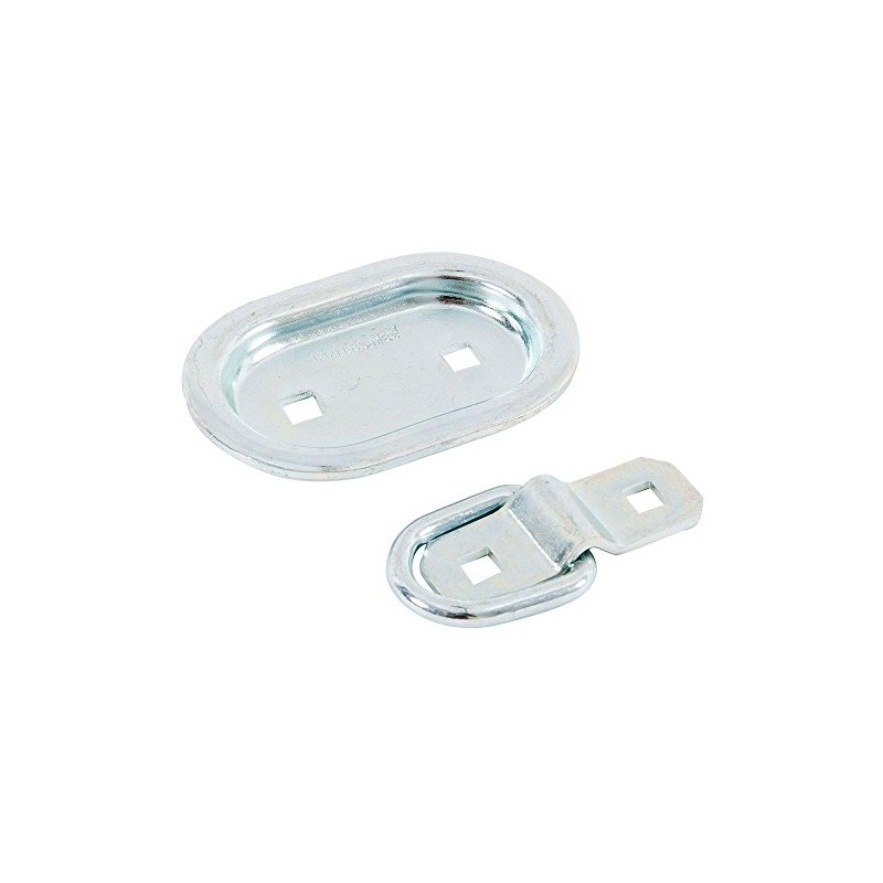 Keeper 89312 2-3/4" Recessed Oval Plate Anchor